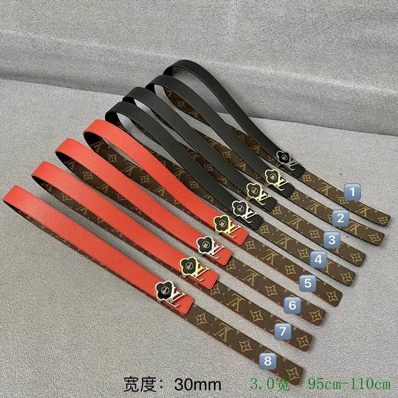 LV Belt 30mmX95-110cm 7D61